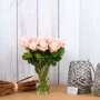 Boeket Roze Rozen sfeer